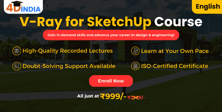 V-Ray for SketchUp Course for Civil Engineers in English